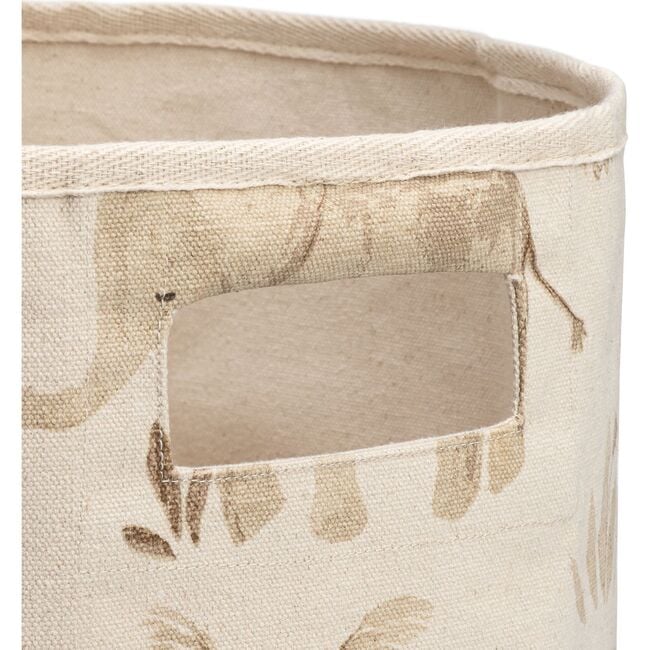 Kendi Safari Print Storage Bin, Beige - Storage - 2