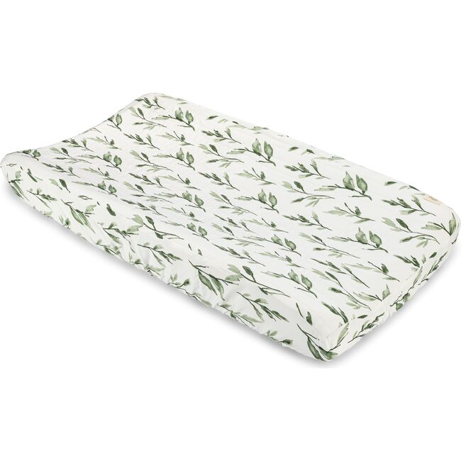 Parker Quilted Change Pad Cover, Leaf