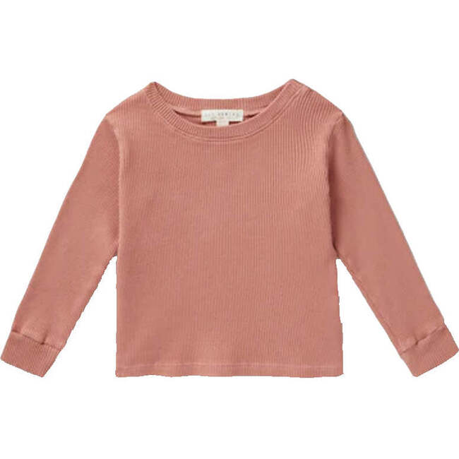 Waffle Top, Dusty Rose