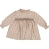 Flora Baby Dress, Cream - Dresses - 1 - thumbnail