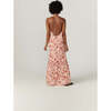 Women's Isobel Wide Tie Back Strap Neck Maxi Dress, Island Bloom - Dresses - 3