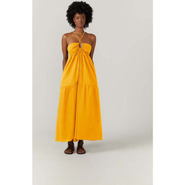 Women's Hana Criss-Cross Strap Neck Sundress, Sunflower - Dresses - 4