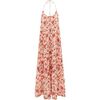 Women's Isobel Wide Tie Back Strap Neck Maxi Dress, Island Bloom - Dresses - 1 - thumbnail