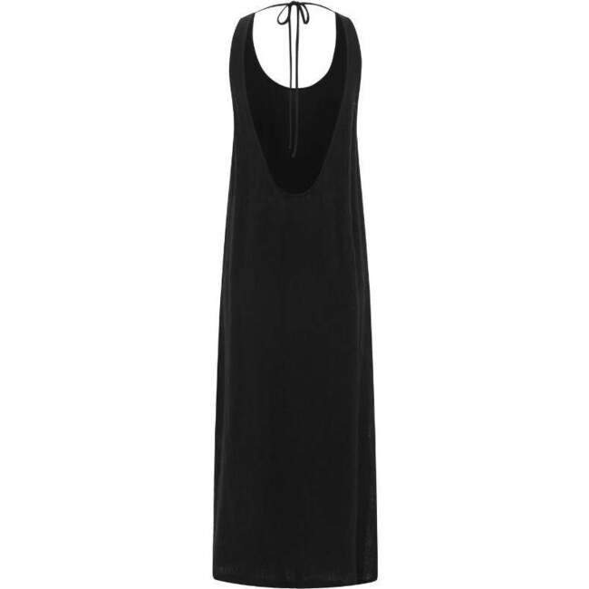 Women's Tata Scoop Neck Sleeveless Side Slit Dress, Black - Dresses - 5