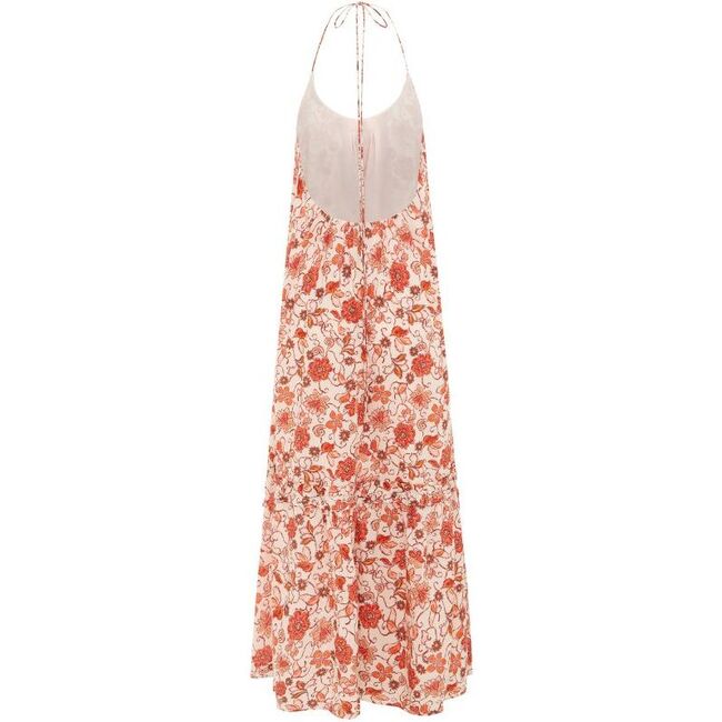 Women's Isobel Wide Tie Back Strap Neck Maxi Dress, Island Bloom - Dresses - 5