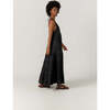 Women's Ryan Plunge Neck Sleeveless Tired Maxi Dress, Black - Dresses - 2