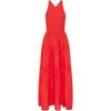 Women's Emmeline Sleeveless Wide Twisted Back Tired Maxi Dress, Candy Apple - Dresses - 1 - thumbnail