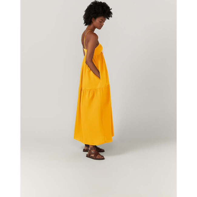 Women's Hana Criss-Cross Strap Neck Sundress, Sunflower - Dresses - 3