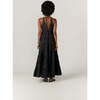 Women's Ryan Plunge Neck Sleeveless Tired Maxi Dress, Black - Dresses - 3