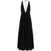 Women's Ryan Plunge Neck Sleeveless Tired Maxi Dress, Black - Dresses - 5