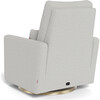 Motorized Matera Glider Recliner, Fog Grey with Gold Swivel Base - Nursery Chairs - 4