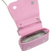 Tiny Metal Pearl Handle Handbag, Pink - Bags - 5