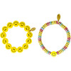 Happy Face Emoji Bracelet Set, Multicolors (Set Of 2) - Bracelets - 1 - thumbnail