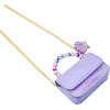 Mermaid Pearl Handle Seashell Handbag, Purple - Bags - 4