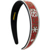 Christmas Snowflake Headband, Red - Headbands - 2