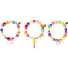 Bright Gum Ball Unicorn Bracelet Set, Multicolors (Set Of 3) - Bracelets - 1 - thumbnail