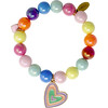 Bright Gum Ball Unicorn Bracelet Set, Rainbow (Set Of 3) - Bracelets - 4