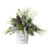 Mixed Winter Greenery & Pinecone Rustic Arrangement - Bouquets - 1 - thumbnail