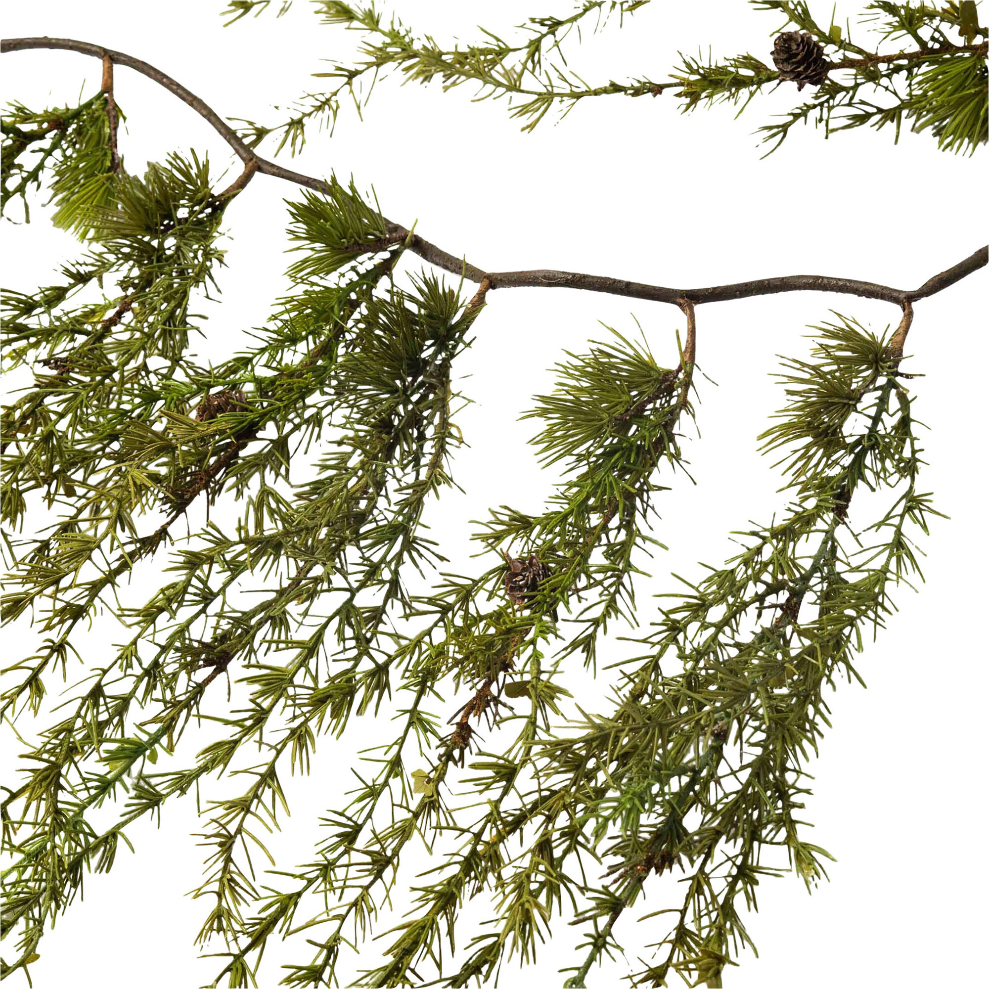 Rustic Mountain Pine Cone Garland - Garlands - 1