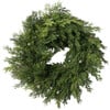 Seeding Juniper Berry Faux Greenery Front Door Mantle Wreath - Wreaths - 1 - thumbnail