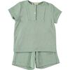 Sonio Children's Pajamas, Green - Pajamas - 1 - thumbnail