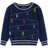 Infant Holiday Party Sweater & Leggings Set, Navy & Grey - Mixed Apparel Set - 3