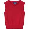 Infant Plaid Button-Down With Vest Set, Red & Grey - Mixed Apparel Set - 3