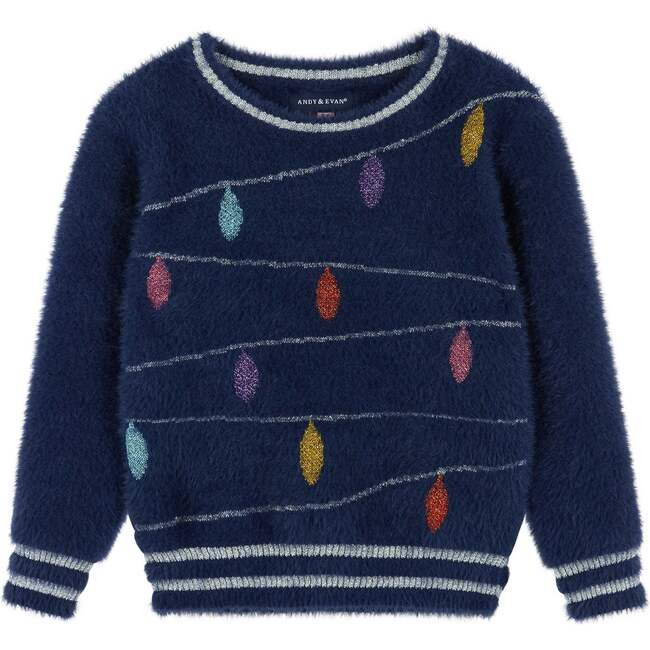 Holiday Party Sweater & Leggings Set, Navy & Grey - Mixed Apparel Set - 3