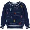 Holiday Party Sweater & Leggings Set, Navy & Grey - Mixed Apparel Set - 3