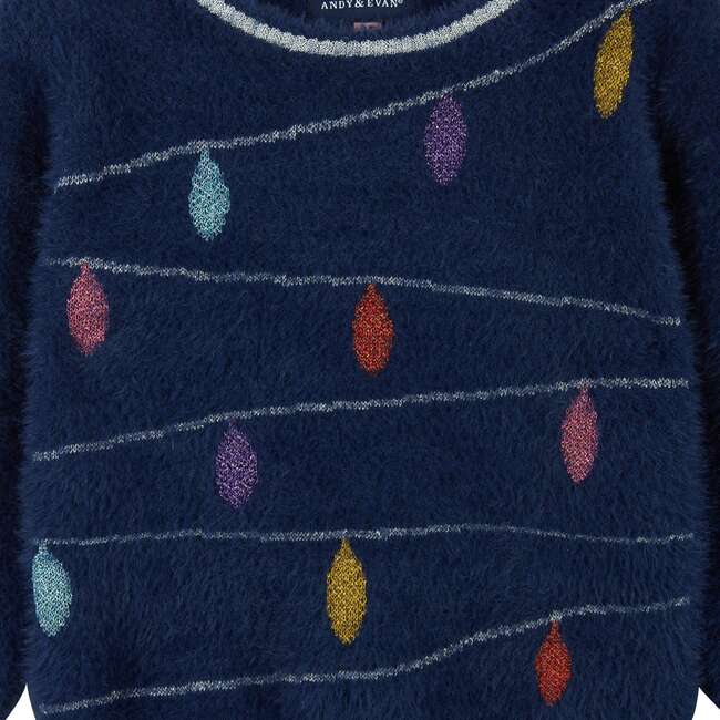 Holiday Party Sweater & Leggings Set, Navy & Grey - Mixed Apparel Set - 5