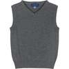 Holiday Check Button-Down With Vest Set, Grey & Black - Mixed Apparel Set - 5