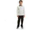 Heather Holiday Contrast Collar Polo Shirt & Pant Set, Cream & Black - Mixed Apparel Set - 7