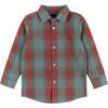 Holiday Check Button-Down With Vest Set, Grey & Black - Mixed Apparel Set - 6