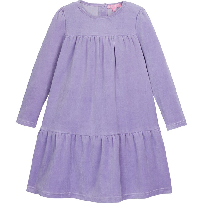 Lisle Dress, Lilac Velour