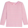 Essential Tee, Blush Stripe - T-Shirts - 1 - thumbnail