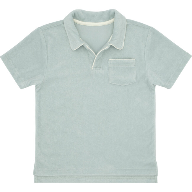 French Terry Sage Polo