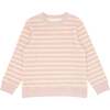Pink And Cream French Terry Sweatshirt - Sweatshirts - 1 - thumbnail