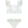 Wildflower Bouquet Square Neck Bikini - Two Pieces - 2