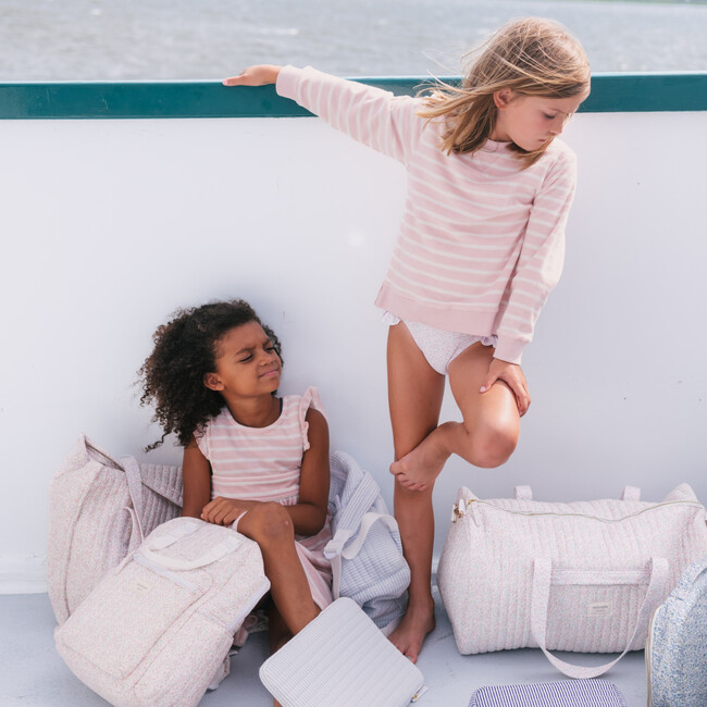 Pink And Cream French Terry Sweatshirt - Sweatshirts - 3
