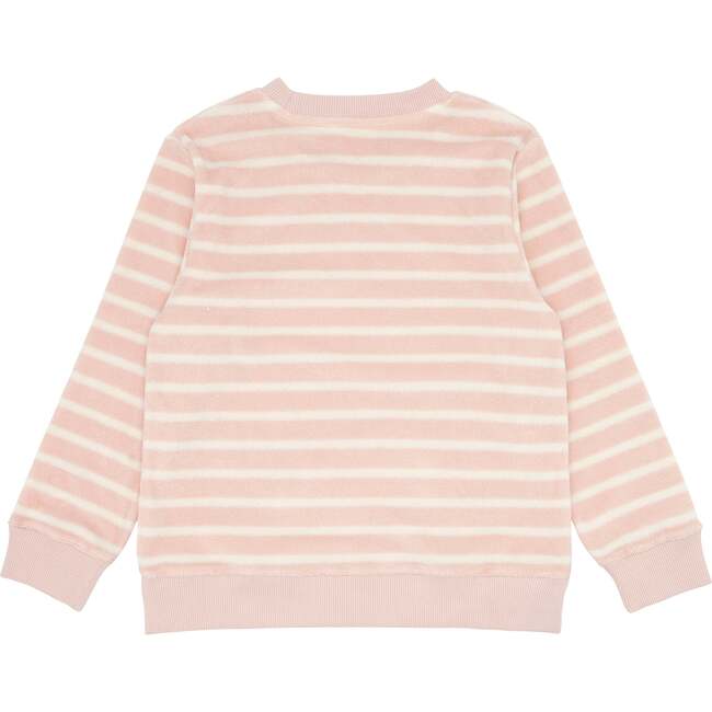 Pink And Cream French Terry Sweatshirt - Sweatshirts - 4