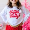 Santa Baby Christmas Long Sleeve Shirt, White - Shirts - 2