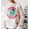 Merry Rex-Mas Christmas Sweatshirt, Natural - Sweatshirts - 2