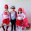 Santa Baby Patch Christmas Sweatshirt, Pink - Sweatshirts - 4