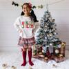 Holly Jolly Patch Christmas Sweatshirt, Natural - Sweatshirts - 3