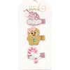 Gingerbread Christmas Clip Set, Multi - Hair Accessories - 1 - thumbnail
