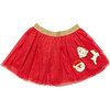 Christmas Patch Tutu, Red - Tutus - 1 - thumbnail
