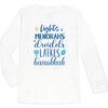 Hanukkah Fun Long Sleeve Shirt, White - Shirts - 1 - thumbnail