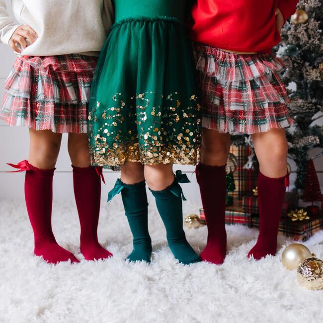 Christmas Plaid Tiered Tutu, Multi - Tutus - 4