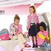 Heart Print Fleece Coat, Pink - Coats - 2