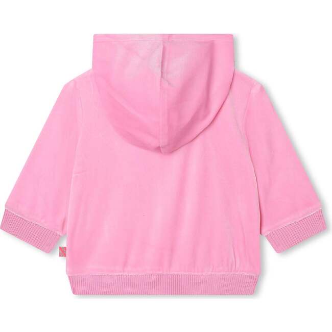 Rainbow Zip Up Hoodie, Pink - Sweatshirts - 3